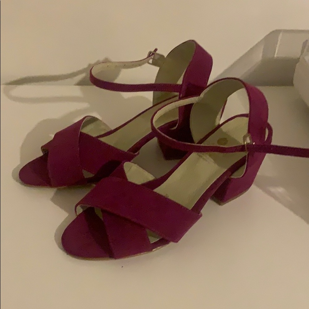 Suede heels